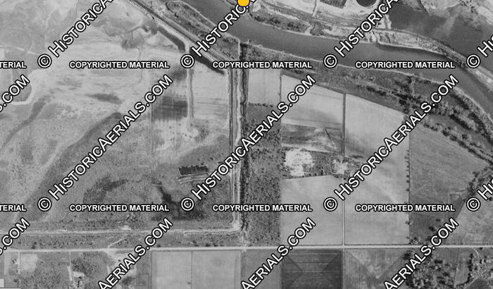 Midland Nuclear Power Plant (Cancelled) - 1954 Aerial Of Land Prior To Construction